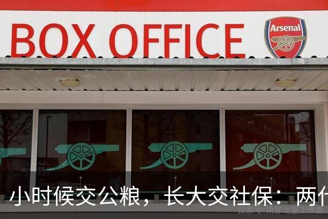 小时候交公粮，长大交社保：两代人的账，其实是一本账